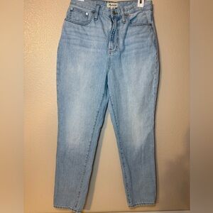Madewell Light Wash The Curvy Perfect Vintage Jean